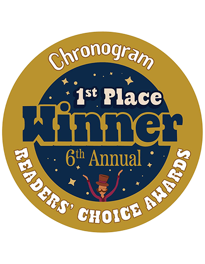 Chronogram 2025 Readers Choice Awards 1st Place Winner